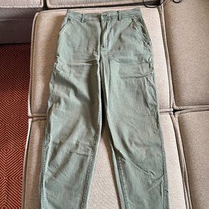 Gap Barrel Khaki High Rise Pants